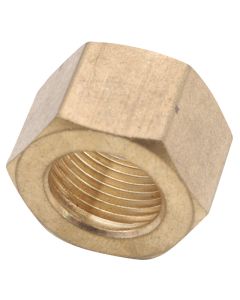 Anderson Metals 1/2 In. Brass Compression Nut (2-Pack)