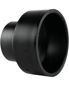 Charlotte Pipe 2 In. x 1-1/2 In. Hub x Hub Reducing ABS Coupling