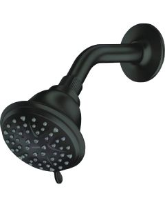 Moen Attune Matte Black  8-Function 4 In. Dia. Spray Head Wallmount