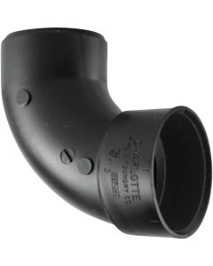 1-1/2" Abs 90deg Strt Elbow