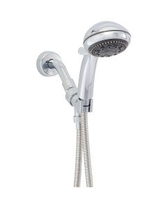 Wheldon Champagne Massage 5-Spray 2.5 GPM Handheld Shower, Chrome