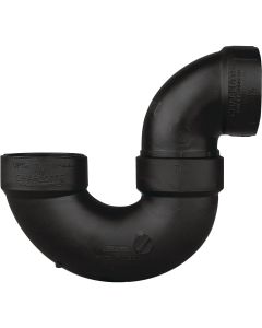 Charlotte Pipe 3 In. Black ABS P-Trap