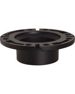 Sioux Chief 4 In. Hub ABS Open Toilet Flange w/1-Piece Plastic Ring