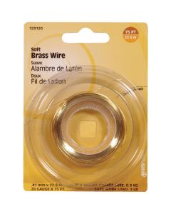 Hillman Anchor Wire 75 Ft. 28 Ga. Soft Brass General Purpose Wire