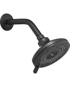 Brondell Nebia Yuba 5-Setting Fixed Showerhead, Matte Black