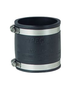 Fernco 3 In. x 3 In. Plastic to Plastic PVC Coupling