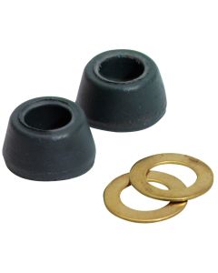 Do it 3/8 In. x 23/32 In. Black Cone Faucet Washer