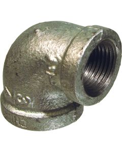 Southland 3/4 In. x 1/2 In. 90 Deg. Reducing Galvanized Elbow (1/4 Bend)