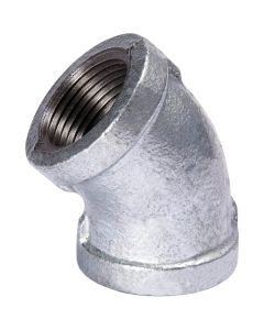 1/2" 45d Galv Elbow