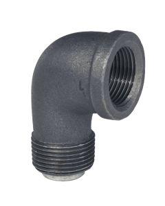 Southland 1/8 In. 90 Deg. Reducing Malleable Black Iron Elbow (1/4 Bend)