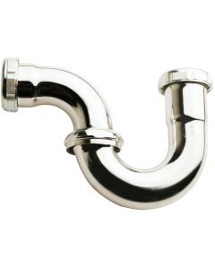 Do it 1-1/4 In. x 1-1/4 In. Satin Nickel Sink Trap