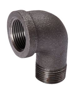 Southland 1-1/4 In. 90 Deg. Street Malleable Black Iron Elbow (1/4 Bend)