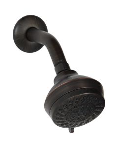 Home Impressions 6-Spray 1.8 GPM Fixed Showerhead, Oil-Rubbed Bronze