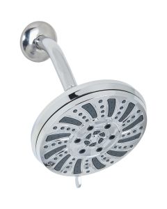 Home Impressions 6-Spray 1.8 GPM Fixed Showerhead, Chrome