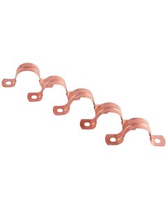 Holdrite 1 In. Copper Plated Steel Pipe Strap (5-Pack)