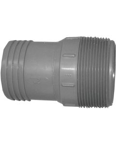 Boshart 2 In. MPT x 2 In. Insert Polypropylene Hose Adapter