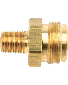 MR. HEATER 1 In.-20 MTCT x 1/4 In. MPT Brass LP Cylinder Adapter