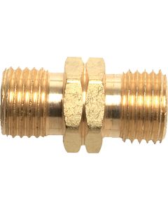 MR. HEATER 9/16 In. LHMT x 9/16 In. LHMT Brass Male Pipe Fitting