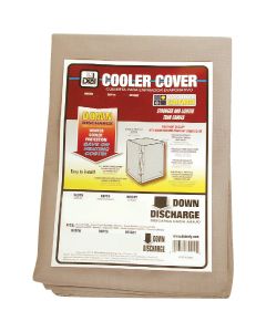 Dial 28 In. W x 28 In. D x 34 In. H Polyester Evaporative Cooler Cover, Down Discharge