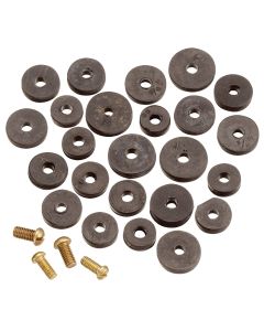 Do it Assorted Black Flat Faucet Washer (20 Ct.)