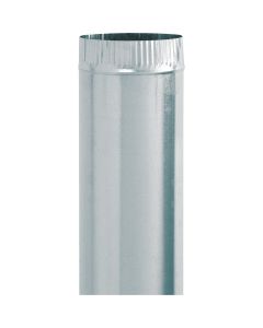 Imperial 28 Ga. 5 In. x 24 In. Galvanized Furnace Pipe