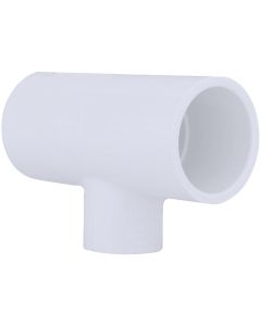 Charlotte Pipe 1 In. A x 1 In. B x 1/2 In. C Schedule 40 Pressure Reducing PVC Tee