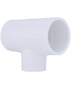 Charlotte Pipe 1-1/2 In. A x 1-1/2 In. B x 1 In. C Schedule 40 Pressure Reducing PVC Tee