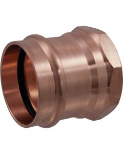 NIBCO 1/2 In. Press x 1/2 In. Female Copper Adapter