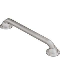 Moen 16 In. x 1-1/4 In. Concealed Screw Designer Elite Grab Bar, Brushed Nickel