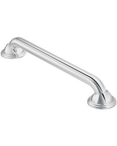 Moen 16 In. x 1-1/4 In. Concealed Screw Designer Elite Grab Bar, Chrome