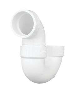 Charlotte Pipe 1-1/2 In. White PVC P-Trap