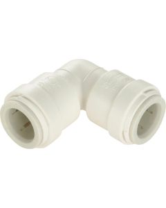 Watts Aqualock 3/8 In. x 1/4 In. 90 Deg. Push-to-Connect Plastic Elbow (1/4 Bend)