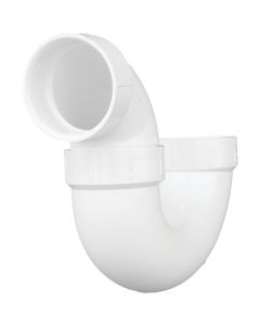 Charlotte Pipe 2 In. White PVC P-Trap