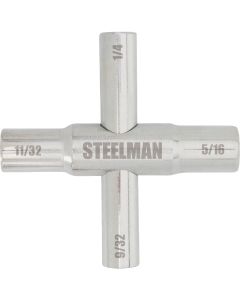 Steelman 4-Way Sillcock Key