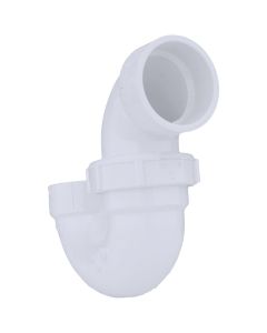 Charlotte Pipe 1-1/2 In. White PVC P-Trap with Union