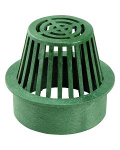 NDS 3 In. Green Structural Foam Polyethylene Atrium Drain Grate