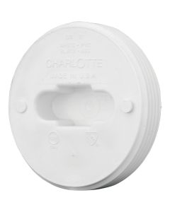 Charlotte Pipe 3 In. Schedule 40 DWV Toe-Saver PVC Floor Plug