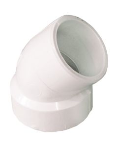 IPEX Canplas 1-1/2 In. Schedule 40 45 Deg. DWV PVC Street Elbow (1/8 Bend)