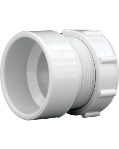 Charlotte Pipe 1-1/2 In. x 1-1/2 In. or 1-1/4 In. Hub x Tubular PVC Waste Adapter