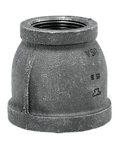 Anvil 1-1/2 In. x 1-1/4 In. Malleable Black Iron Reducing Coupling