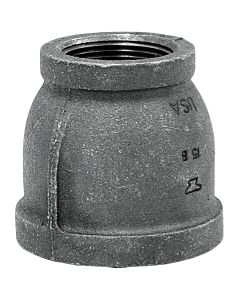 Anvil 2 In. x 1-1/2 In. Malleable Black Iron Reducing Coupling