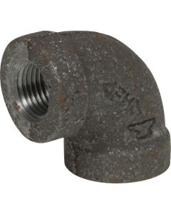 Anvil 3/8 In. 90 Deg. Malleable Black Iron Elbow (1/4 Bend)