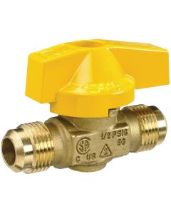 ProLine 3/8 Flare x 3/8 In. Flare Brass Gas Ball Valve