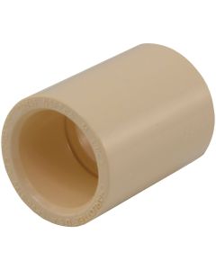 Charlotte Pipe 1/2 In. Solvent Weldable CPVC Coupling with Stop