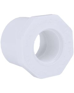 Charlotte Pipe 1-1/4 In. SPG x 3/4 In. FPT Schedule 40 PVC Bushing