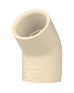 Charlotte Pipe 3/4 In. Slip x Slip 45 Deg. CPVC Elbow (1/8 Bend)