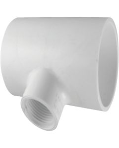 Charlotte Pipe 1-1/4 In. Solvent Weld x 3/4 In. FIP Schedule 40 PVC Tee