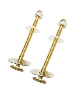 Do it 1/4 In. x 3-1/2 In. Extra Long Solid Brass Toilet Bolts (2 Pack)