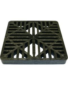 NDS 9 In. x 9 In. Black Polyolefin Square Grate