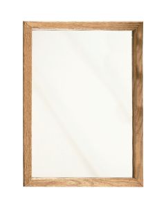 Zenith Oak 16 In. W x 4-1/2 In. D x 22 In. H x 4-1/2 In. D Single Mirror Surface/Recess Mount Framed Medicine Cabinet